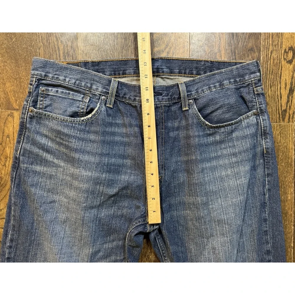 Levis 559 Relaxed Fit Straight Jeans Mens W38xL29.5‎ Blue Denim Hemmed